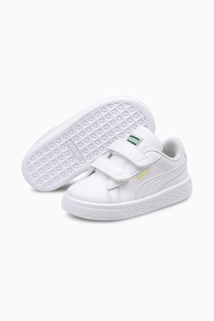 Chaussures Basket Classic XXI Nouveau-né, Puma White-Puma White, extralarge