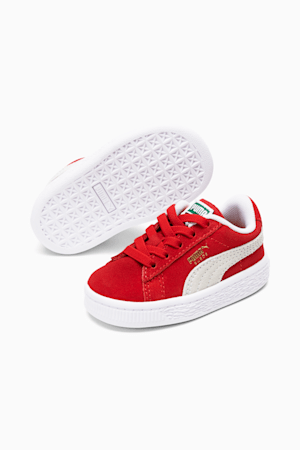 Suede Classic XXI Toddler Shoes, High Risk Red-Puma White, extralarge