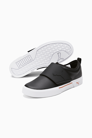El Rey II SlipOn Perf L, PUMA Black-Chili Powder, extralarge