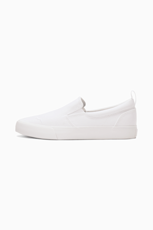 Bari Slip-On Comfort Women's Shoes, Puma White-Puma Silver, extralarge