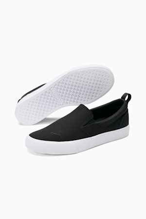 Bari Slip-On Comfort Women's Shoes, Puma Black-Puma Team Gold, extralarge