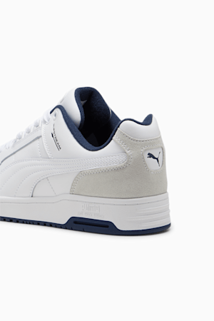 Slipstream Lo Retro Trainers, PUMA White-PUMA White-Club Navy, extralarge-GBR