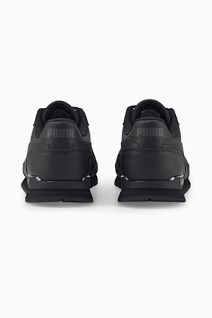 ST Runner v3 Leather Sneakers Big Kids, Puma Black-Puma Black, extralarge