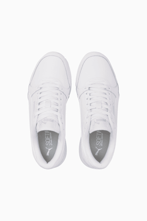 ST Runner v3 Leather Sneakers Big Kids, Puma White-Puma White, extralarge