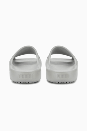 Silver puma slides hotsell