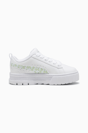 Mayze Wild Sneakers Kids, PUMA White-Pure Green, extralarge-GBR