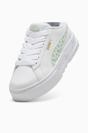 Mayze Wild Sneakers Kids, PUMA White-Pure Green, extralarge-GBR