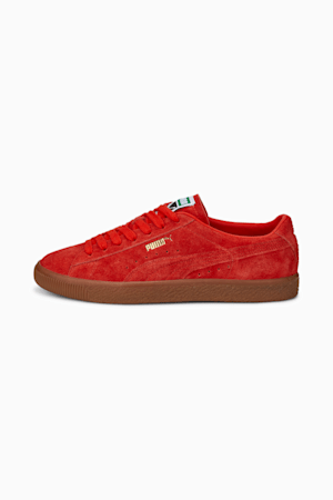 Suede VTG Hairy Suede Men's Sneakers, Burnt Red-Gum, extralarge
