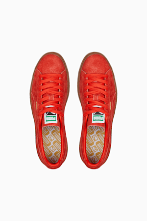 Suede VTG Hairy Suede Men's Sneakers, Burnt Red-Gum, extralarge
