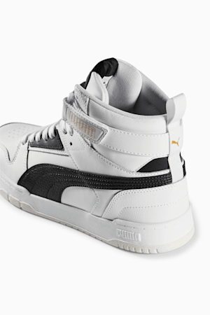 RBD Game Sneakers, Puma White-Puma Black-Puma Team Gold, extralarge