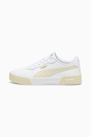 Carina 2.0 Sneakers Women, PUMA White-Sugared Almond-PUMA Gold, extralarge-GBR