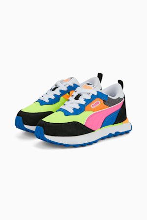 Baskets Rider FV Future Vintage Enfant, Lime Squeeze-Puma Black-Puma Royal, extralarge