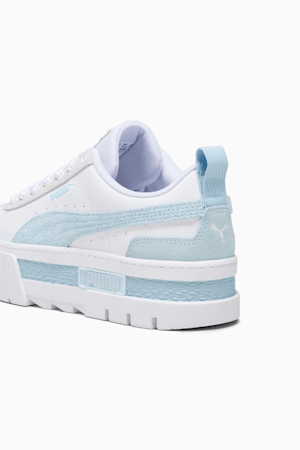 Mayze Mix Women's Sneakers, PUMA White-Icy Blue, extralarge