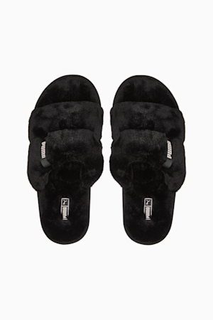 Fluff Solo Slippers Women, Puma Black-Island Pink, extralarge-GBR
