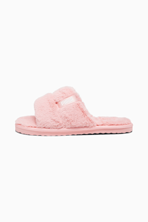 Fluff Solo Slippers Women, Peach Smoothie-PUMA White, extralarge-GBR