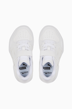 Slipstream Leather Little Kids' Shoes, Puma White-Puma White, extralarge