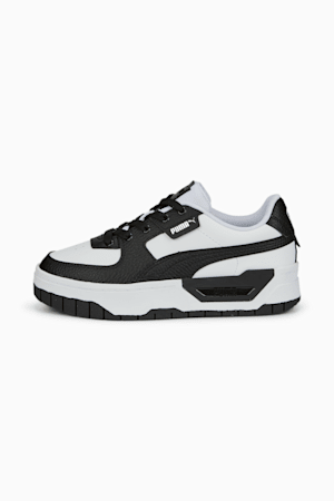 Baskets Cali Dream en cuir Jeune, Puma White-Puma Black, extralarge