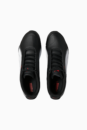 Redon Bungee Shoes, Puma Black-Puma White-High Risk Red, extralarge