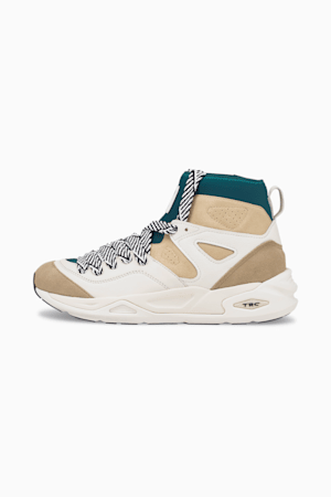 PUMA x AMI TRC Blaze Mid Sneakers, Marshmallow-Light Sand, extralarge