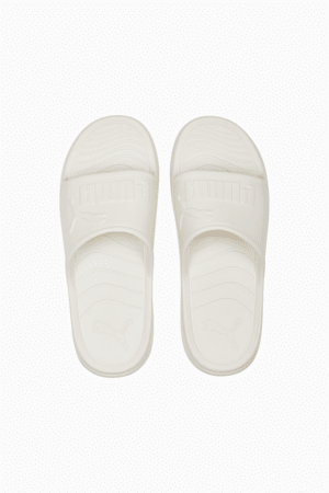 Puma slides womens white clearance