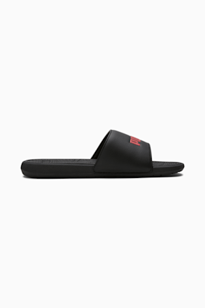 Cool Cat 2.0 Slides, PUMA Black-PUMA Red, extralarge