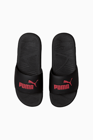 Cool Cat 2.0 Slides, PUMA Black-PUMA Red, extralarge