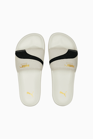 Suede puma slides cheap