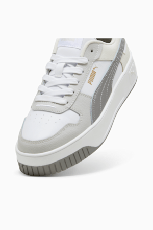 Carina Street Sneakers Women, PUMA White-Stormy Slate-PUMA Gold, extralarge-GBR