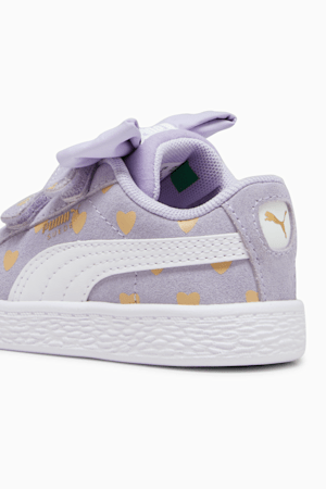 Puma basket hot sale heart mens purple