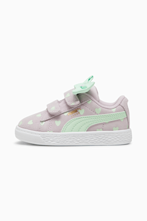 Kids puma bow trainers sales