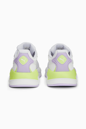 X-Ray Speed Play Big Kids' Sneakers, PUMA White-PUMA White-Vivid Violet-Lily Pad, extralarge
