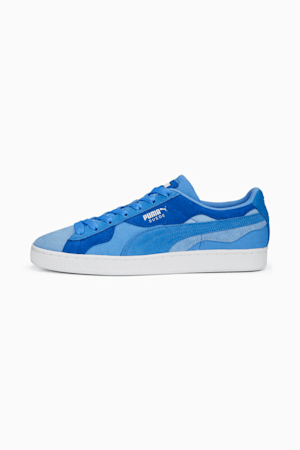 Suede Camowave Earth Sneakers, Dusky Blue-Blue Glimmer-Day Dream, extralarge
