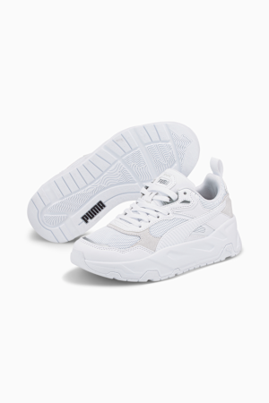 Trinity Shoes Youth, PUMA White-PUMA White-PUMA Silver, extralarge-GBR