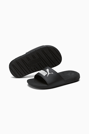 Cool Cat 2.0 PS Little Kids' Sandals, PUMA Black-PUMA White, extralarge