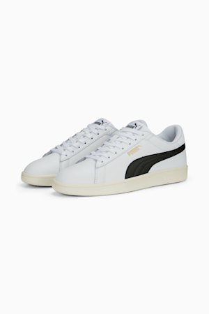 Smash 3.0 L Sneakers, PUMA White-PUMA Black-PUMA Gold-Frosted Ivory, extralarge-GBR