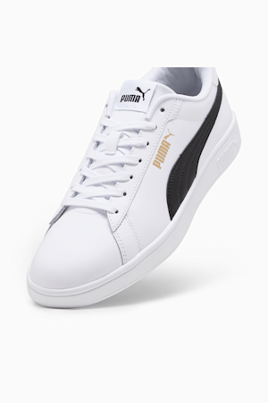 Smash 3.0 L Sneakers, PUMA White-PUMA Black-PUMA Gold, extralarge-GBR