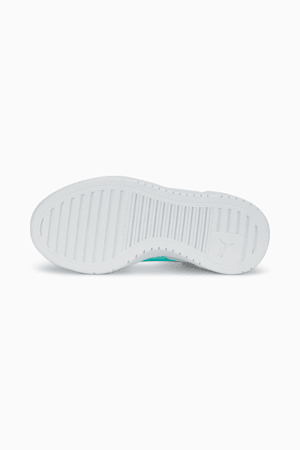 CA Pro Block Little Kids' Shoes, PUMA White-Vivid Violet-Mint, extralarge