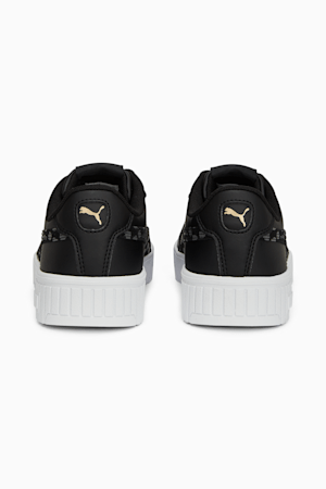 Carina 2.0 Animal Big Kids' Sneakers, PUMA Black-Cool Dark Gray-PUMA Gold-PUMA White, extralarge