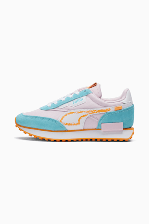 Future Rider Spring Sketchbook Big Kids' Sneaker , Pearl Pink-PUMA White, extralarge
