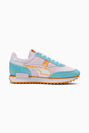 Future Rider Spring Sketchbook Big Kids' Sneaker , Pearl Pink-PUMA White, extralarge