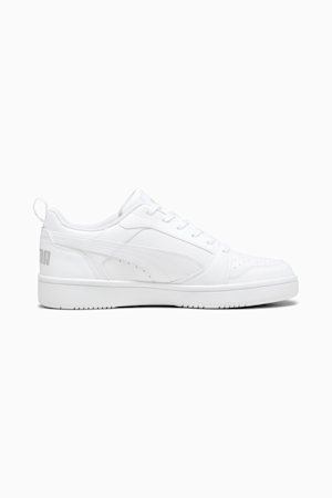 Puma white leather shoes clearance