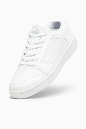 Rebound V6 Low Sneakers, PUMA White-Cool Light Gray, extralarge