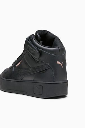 Carina Street Mid Women's Sneakers, PUMA Black-PUMA Black-Rose Gold, extralarge