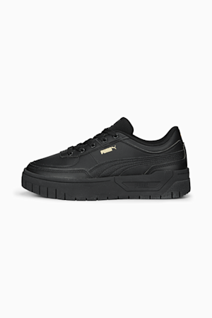 Cali Dream West Coast Leather Women's Sneakers, PUMA Black, extralarge