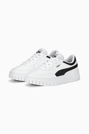 Cali Dream Leather Sneakers Women, PUMA White-PUMA Black, extralarge