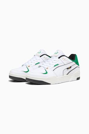 Slipstream Bball Sneakers, PUMA White-Archive Green, extralarge