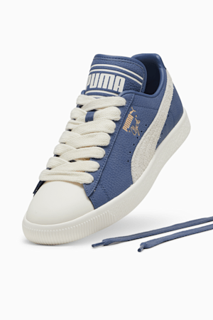 PUMA x RHUIGI Clyde Sneakers, Pristine-Pristine-Inky Blue, extralarge