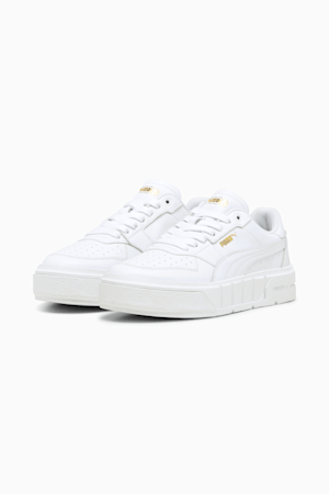 PUMA Cali Court Leather Women's Sneakers, PUMA White, extralarge