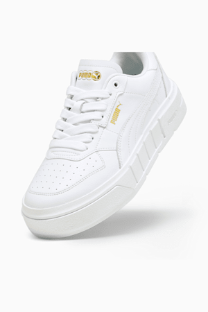 PUMA Cali Court Leather Women's Sneakers, PUMA White, extralarge