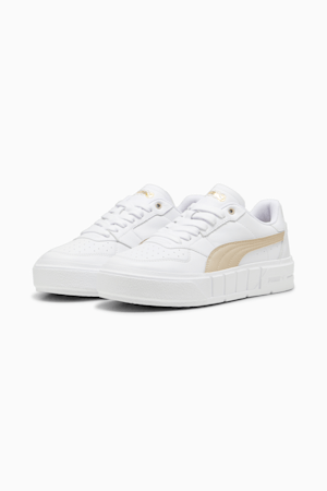 PUMA Cali Court Leather Women's Sneakers, PUMA White-Putty, extralarge-GBR